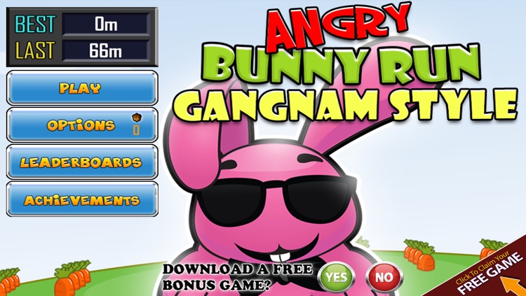Angry Bunny Run Gangnam Style-FREE Ninja Escape