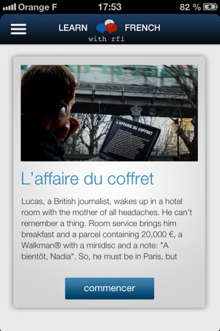 Apprendre le Français avec RFI screenshot 2