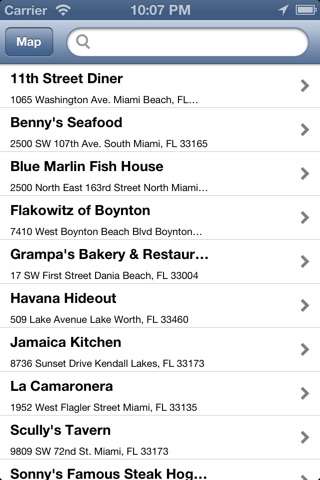 Food Network Restaurants Locator Pro - DINERS,DRIVE-INS AND DIVES Edition screenshot 2