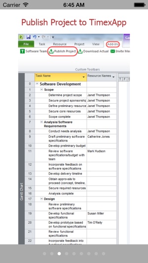 Timesheet for Microsoft Project(圖2)-速報App