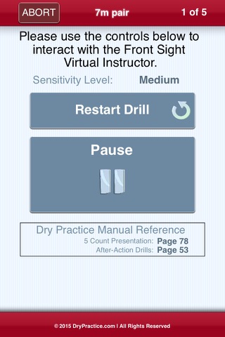 The Official Front Sight Dry Practice App screenshot 4