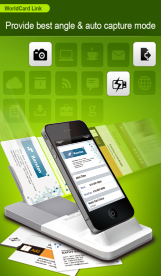 WorldCard Link - Instant Business Card Reader screenshot