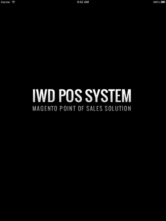 IWD POS System
