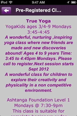 Edmonton Yoga Classes screenshot 2