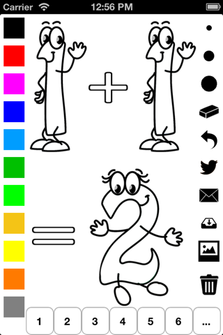 123 Coloring Book for Children: Learn to write and color numbers screenshot 2
