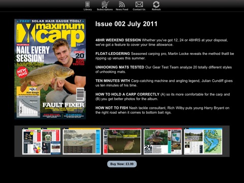 Maximum Carp Magazine For iPad screenshot 3