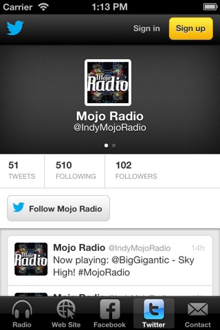 Mojo Radio by IndyMojo.com screenshot 3