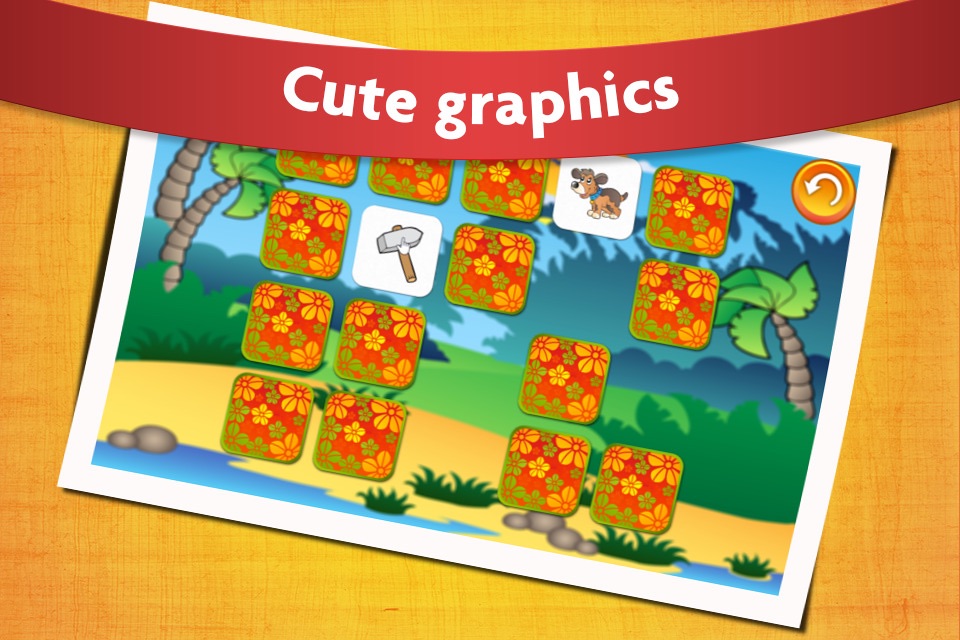 Animal Memory - Classic Matching Puzzle Game for Preschool Toddlers, Boys and Girls screenshot 2