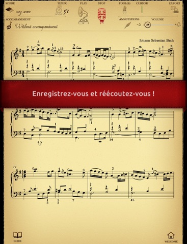 Play Bach – Variations Goldberg : I. Aria (partition interactive pour piano) screenshot 3