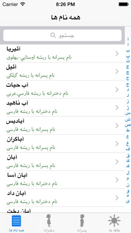 Iranian Name