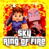 SKY RING OF FIRE - MC Survival Hunter Shooter Mini Block Game
