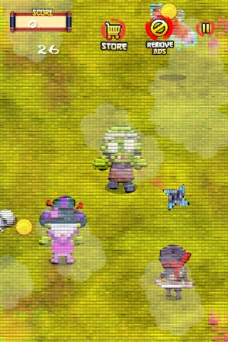 A Tiny Pixel Ninja Zombie Free screenshot 3