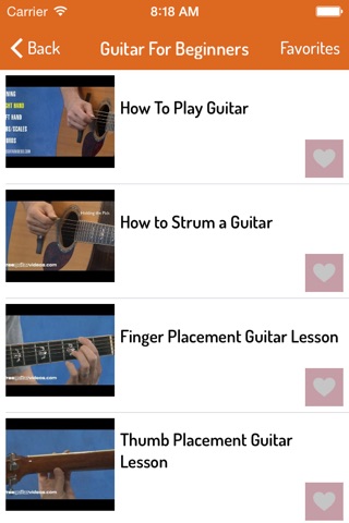 Guitar Guide : Step by step video tutorials screenshot 2