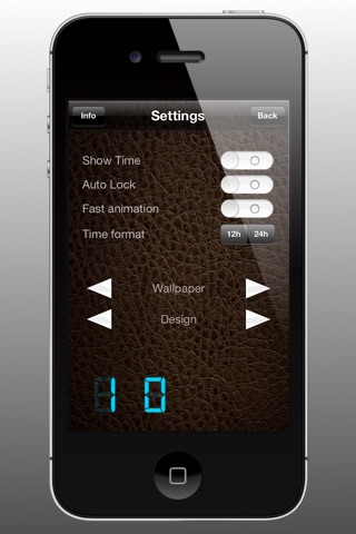 Binary Clock with music player screenshot 4