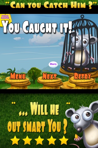 Catch the Mouse:  A Free Tap Strategy Board Game for Cool Kids screenshot 3