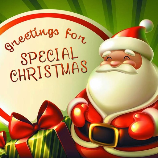 Greeting For Special Christmas Icon