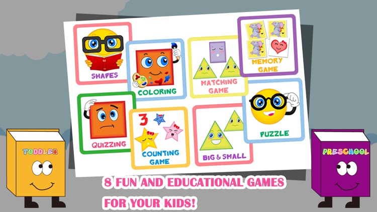 Shapes & Colors Toddler Preschool -  All in 1 Educational Puzzle Games for Kids