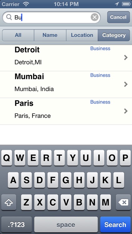 Locations List for Google Maps