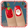 Christmas Nails Pen art Salon -Manicure, Stickers and Stamping Design Ideas for Girls