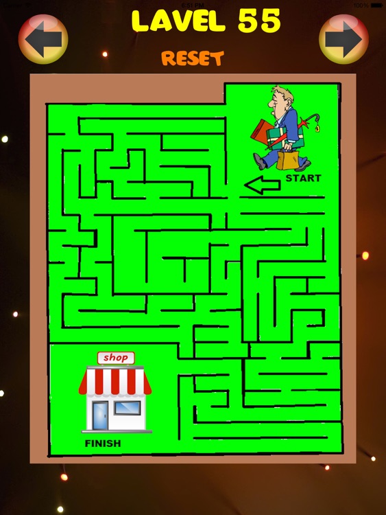 Magic Maze Game - Where's the path? Find the correct path to solve the problem screenshot-3