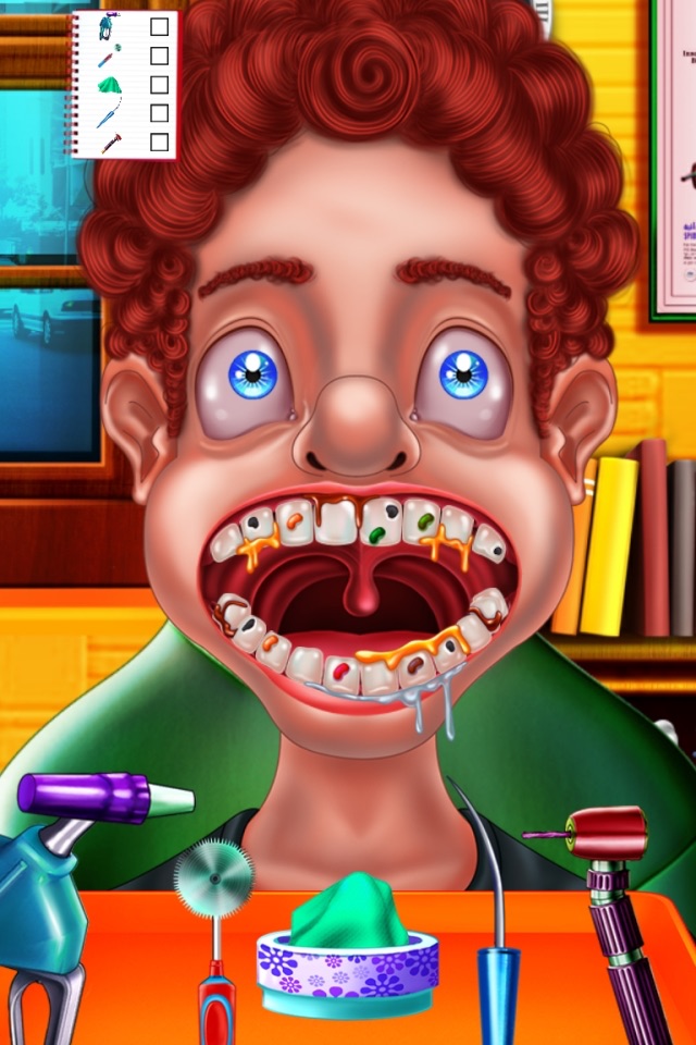 Dentist for Kids : treat patients in a Crazy Dentist clinic ! FREE screenshot 4