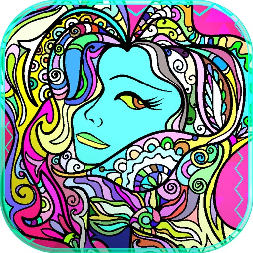 Fashion Adult Coloring Book - Free Color Pages iOS App