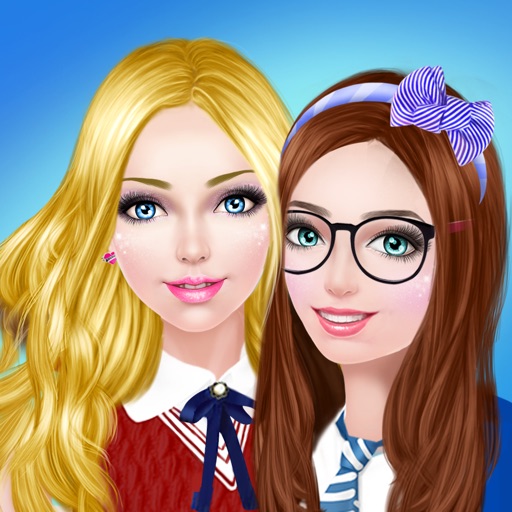 My BFF - High School Fashion Star: Spa, Makeup & Dress Up Girls Makeover Game iOS App