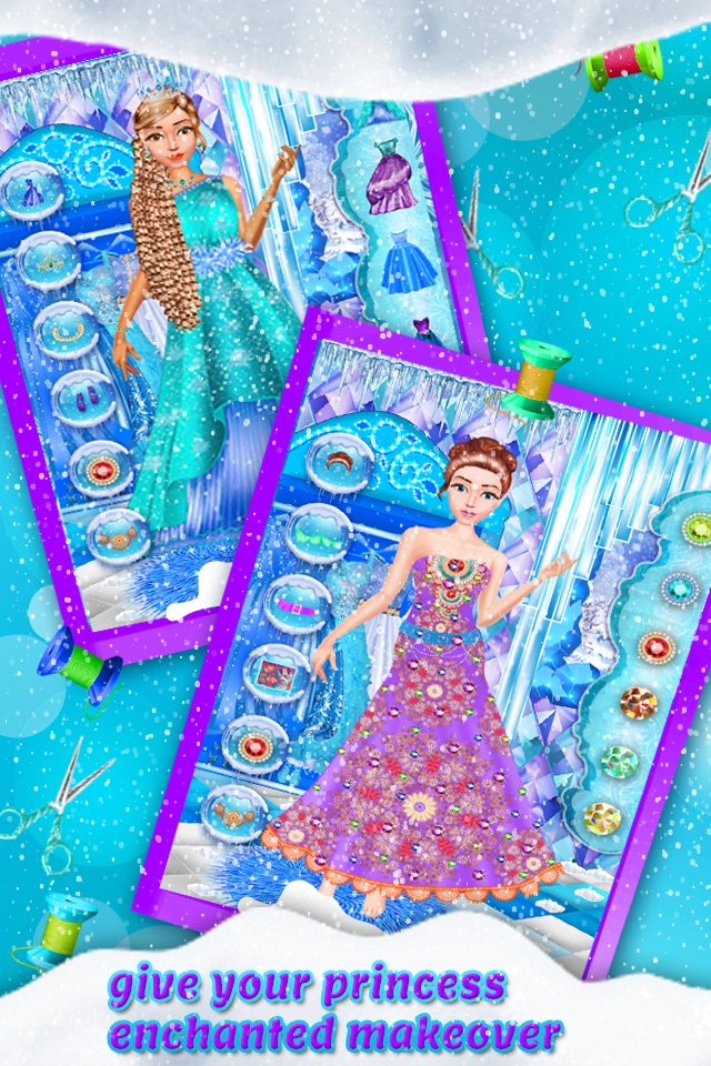 Snow Princess  Designs Tailor Boutique Girls Games screenshot 4