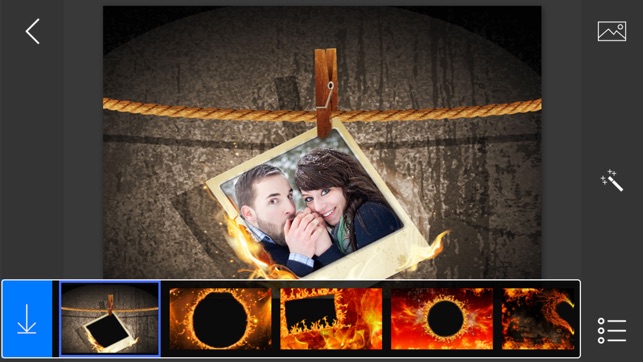 Burning Photo Frames - make eligant and awesome photo using (圖3)-速報App