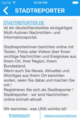 Stadtreporter screenshot 3