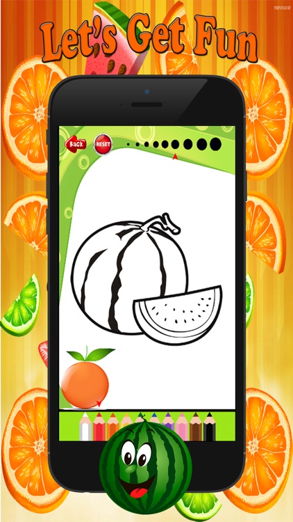 Fruit Vegetable Paint and Coloring Book: Learning Skill The Best of Fun Games Free For Kids screenshot-4