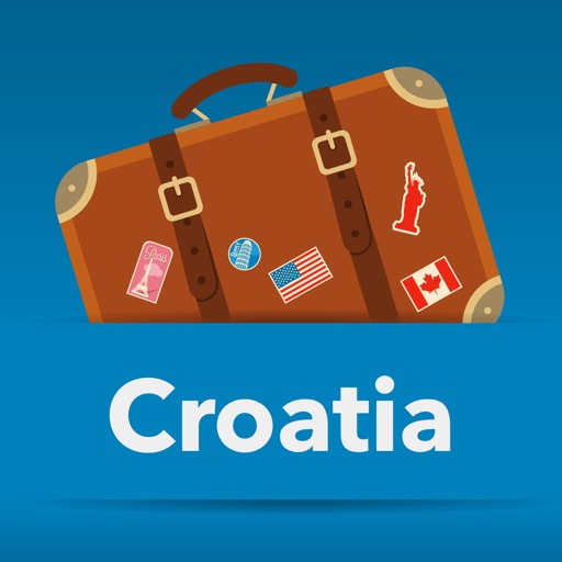 Croatia offline map and free travel guide icon