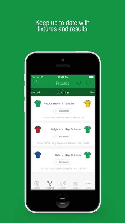 Fan App for Ireland Football