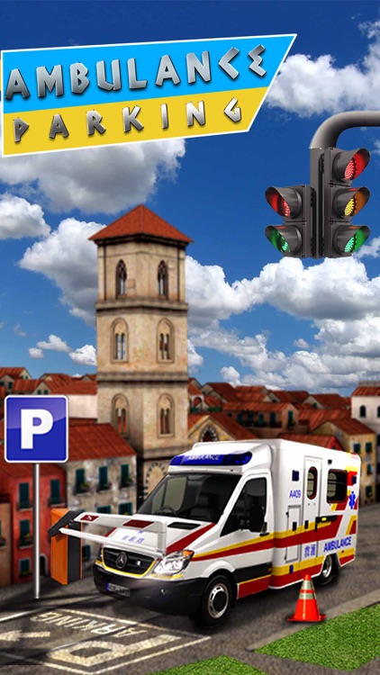 Ambulance Emergency Parking Driving Test 2016 - City Hospital Paramedic Emergency Vehicle 3D Simulator