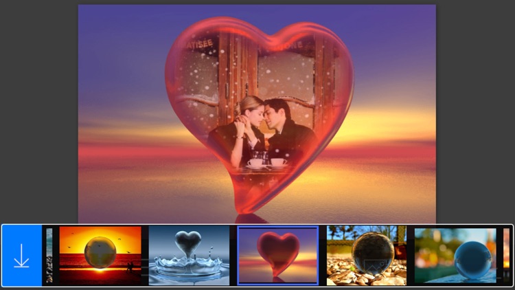 Crystal Ball Photo Frames - Make awesome photo using beautiful photo frames