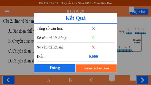 On thi Dai học, On thi Tot nghiep(圖4)-速報App