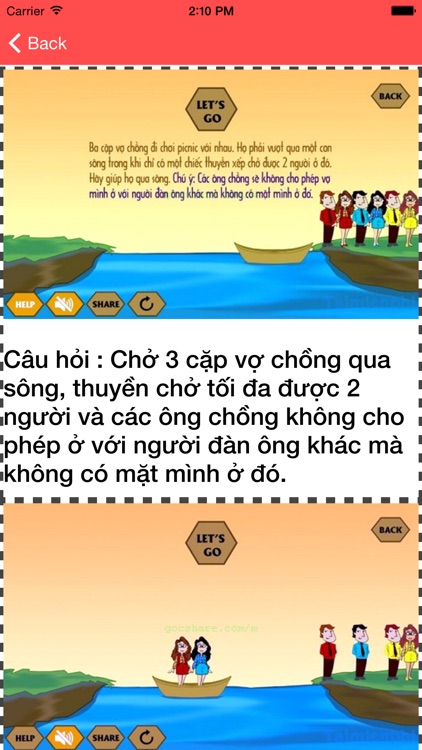 Dap an Qua Song IQ - Đáp án Qua Sông IQ