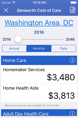 Genworth Cost of Care screenshot 3