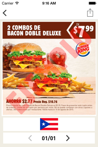 Burger King Puerto Rico screenshot 2