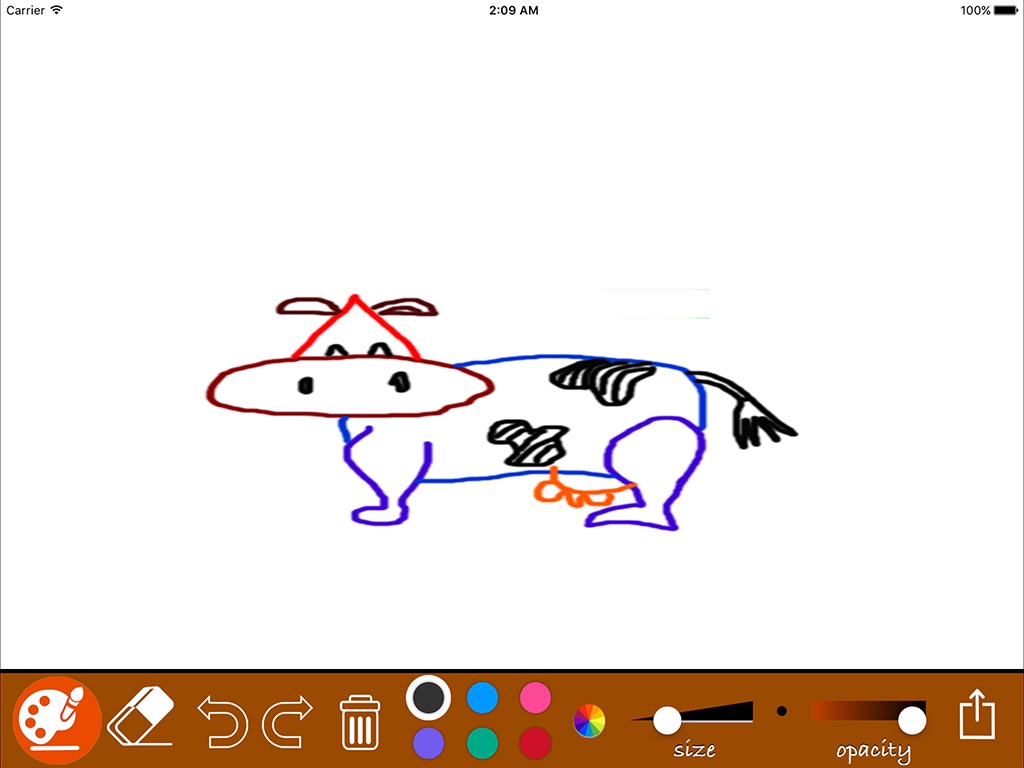 Kids paint - Best Doodling and Drawing Tool For Kids screenshot 2