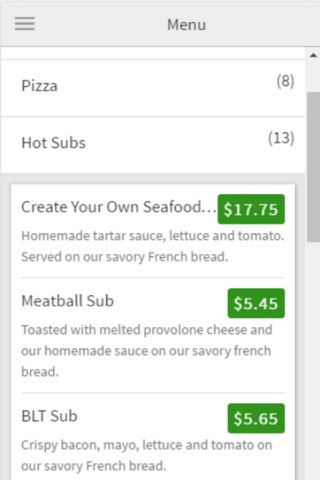 Village Pizza & Seafood screenshot 3