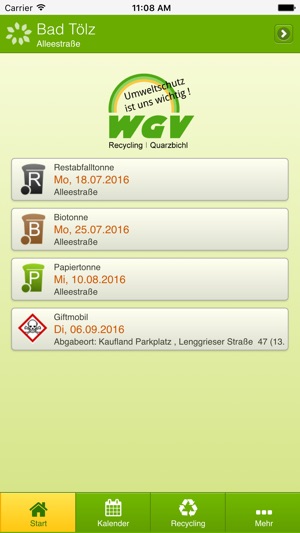 WGV Abfall-App(圖1)-速報App