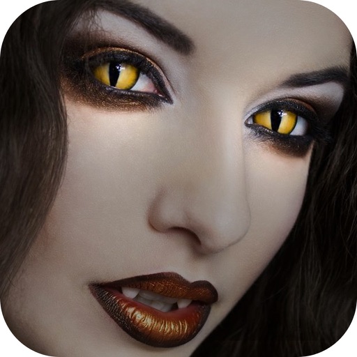 Vampire Eye Color Changer - Red Eye Remover to Create Scary Eye Color Effect for Instagram