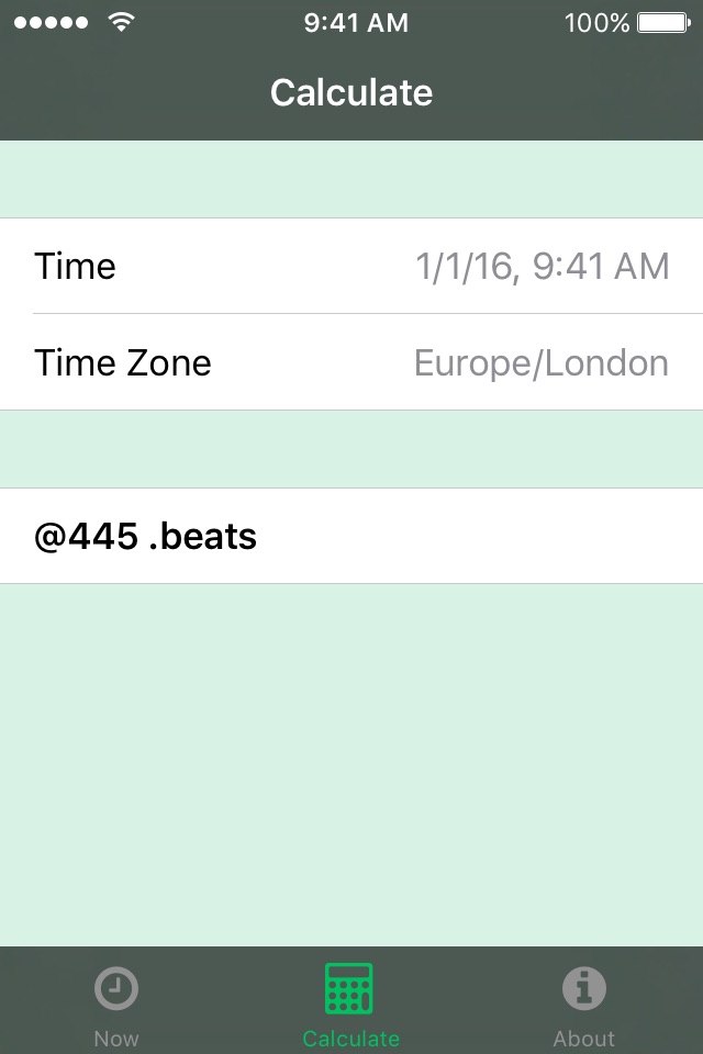 NetTime: Decimal, time zone neutral time screenshot 2