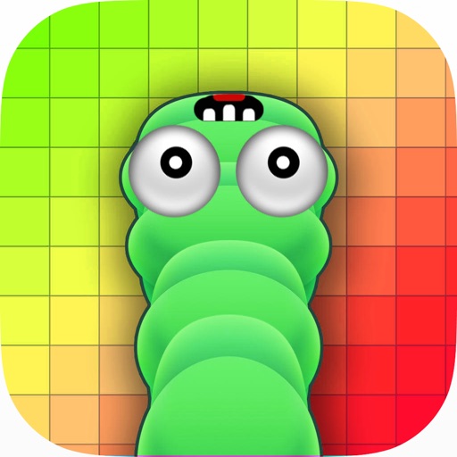 Snake Rush - running risky worm's challenge road, mobile phone game icon