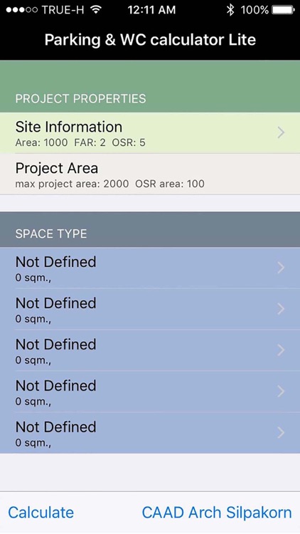 Parking-Wc Calculator Lite