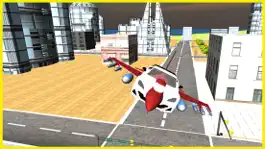 Game screenshot Futuristic F16 Flying Car Free Simulator – Jet fighter Car Air Stunts apk