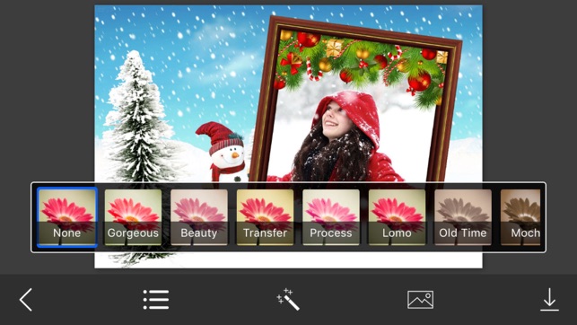 Happy Christmas Photo Frames - Instant Frame Maker & Photo E(圖3)-速報App