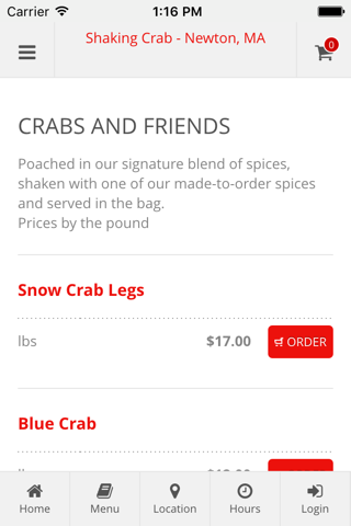 Shaking Crab - Newton, MA Online Ordering screenshot 3