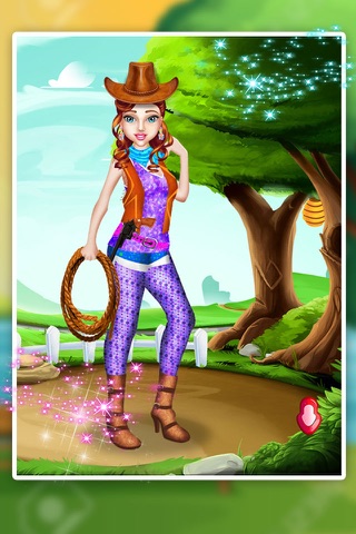 Western Cowgirl makeup spa salon - Girls Game & Cowgirl Party screenshot 3